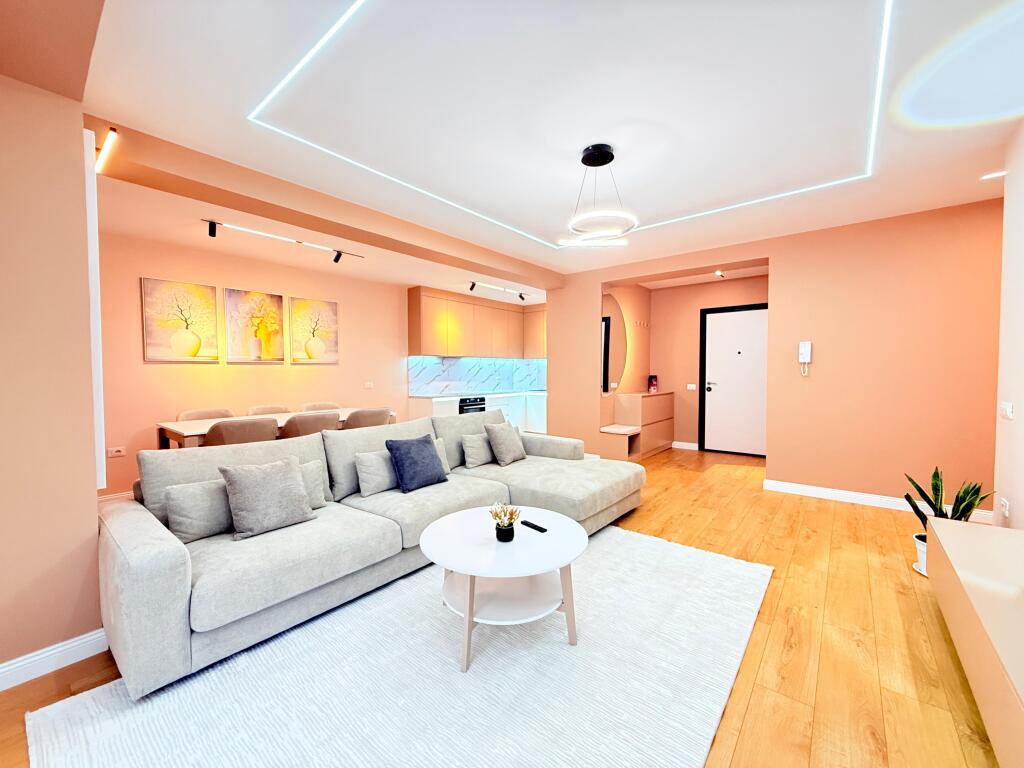 Apartament luksoz me qira 2+1+2 + verandë – Kodra e Diellit 2