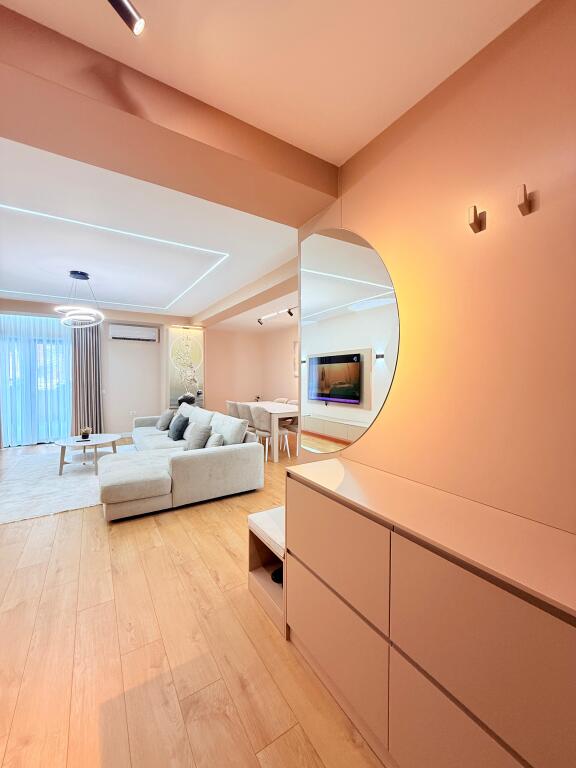 Apartament luksoz me qira 2+1+2 + verandë – Kodra e Diellit 2