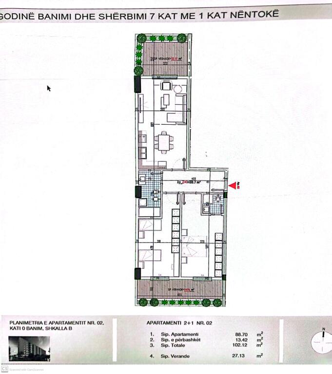 Vendesi Appartamento 2+1+Veranda - Paskuqan, Majestic Residenza