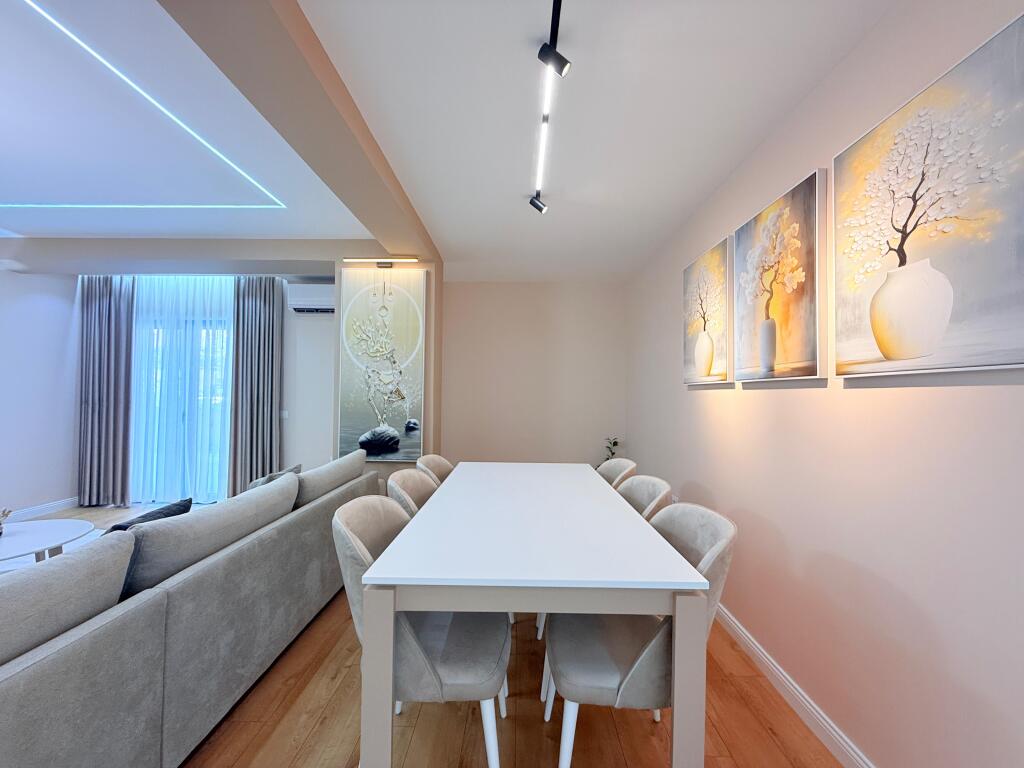 Apartament luksoz me qira 2+1+2 + verandë – Kodra e Diellit 2