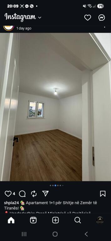 SHITET APARTAMENT 1+1 BLV ZOGU I PARE 153.000 €