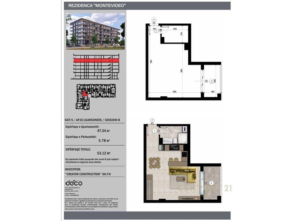 STUDIO APARTMENT FOR SALE IN THE "MONTEVIDEO" RESIDENCE IN MALI ROBIT!