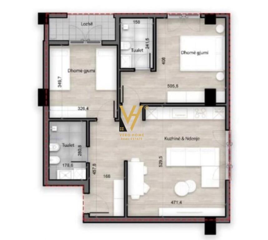VENDESI APPARTAMENTO 2+1+BLK A SPLENDOR, PORCELLANA 165.000 EURO
