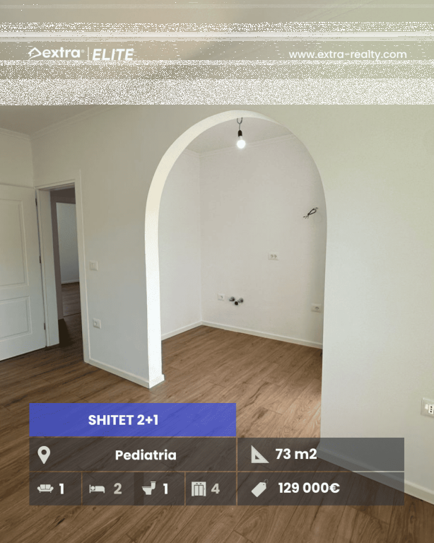 FOR SALE 2+1, PEDIATRIA TIRANE