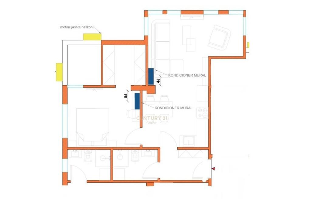 Apartament ne Shitje 1+1, Mine Peza