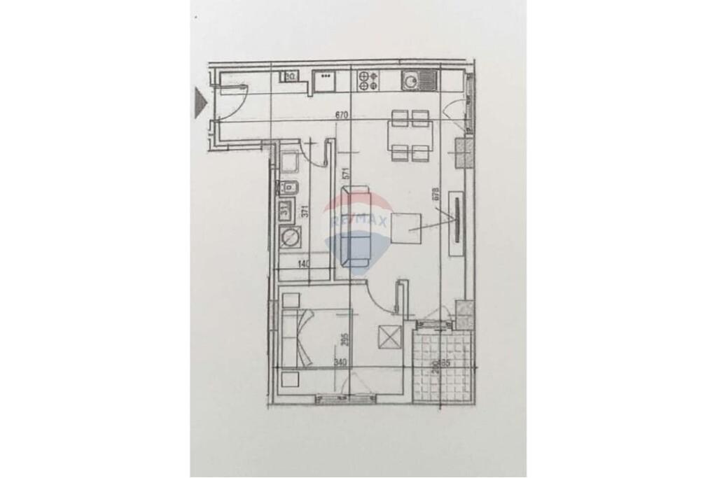 Appartamento 1+1 in vendita a 21 Dhjetori!