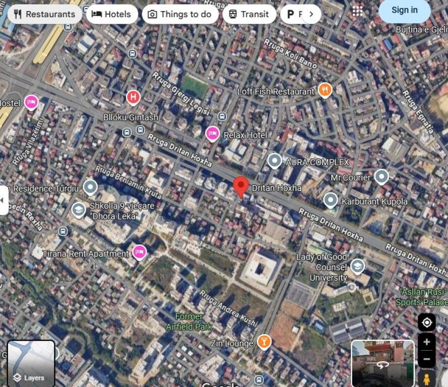 Office/shop space for rent on Dritan Hoxha street, Laprak (ID EL)