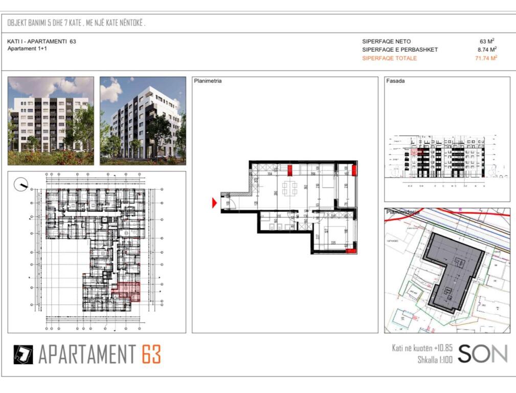 Appartamento 1+1 in Vendita - Platinum 2, Paskuqan