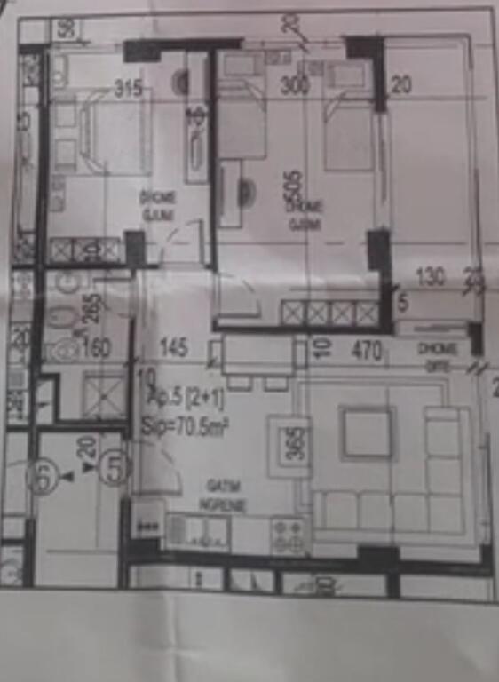 VENDESI APPARTAMENTO 2+1 YZBERISHT 116.000.000 LEKE