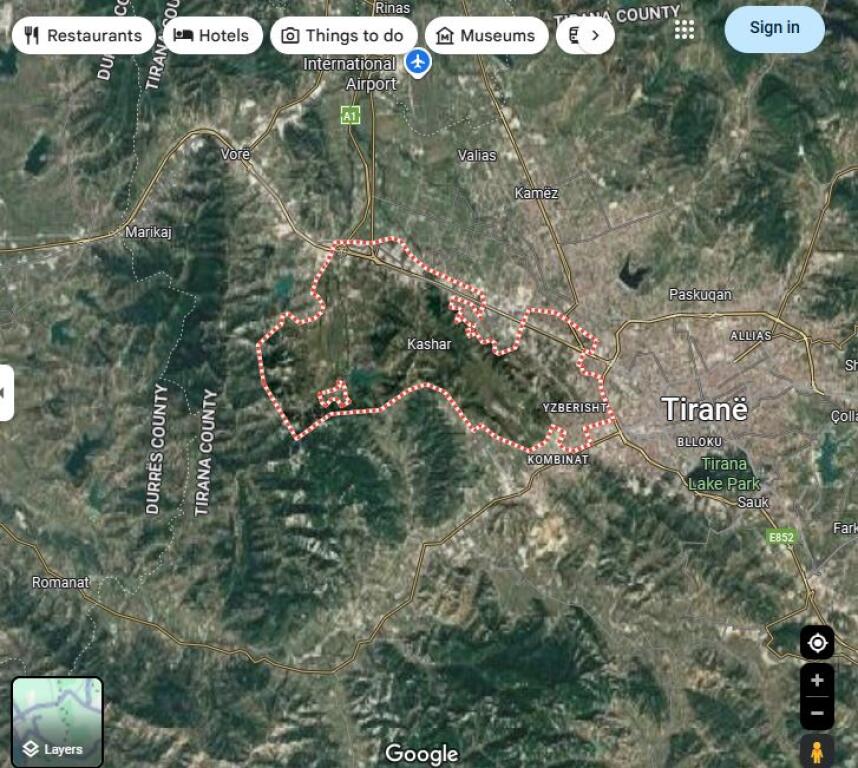 Land for sale 600m2 Kashar near Vodafone Tirana ID (4191188)