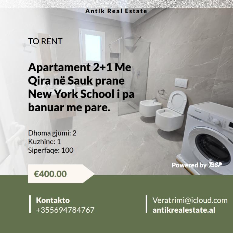 APARTAMENT ME QERA NE SAUK I RI