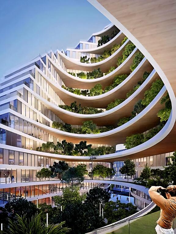 Ekzpozita  Building,Apartment 3+1+2 For Sale With Parking Space