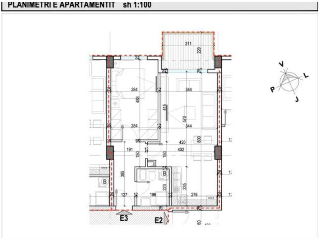 SHITET APARTAMENT 1+1 LAPRAKE 123.000 EURO