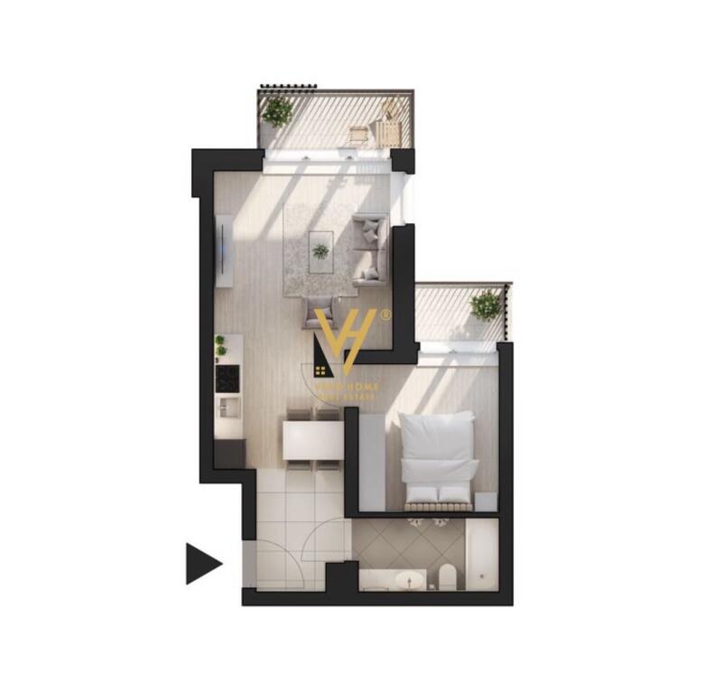 SHITET APARTAMENT 1+1+BLK RRUGA E DIBRES 98.000 EURO