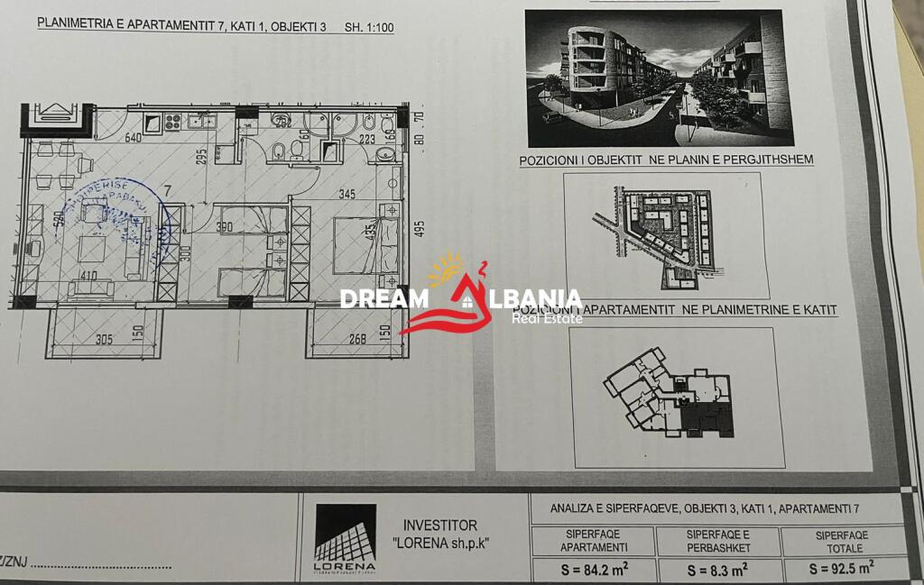 Apartment 2+1 for sale, Shkoze (ID 41212045)