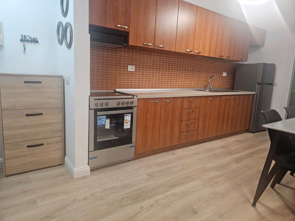 For rent, 1+1 Apartment, Ali Demi, New building with elevator, Tirana.
