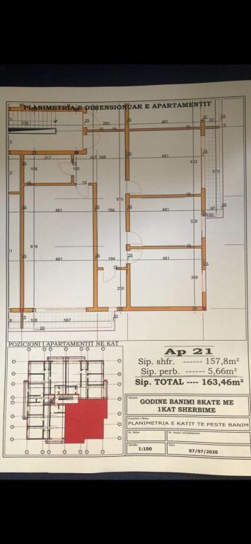 FOR SALE APARTMENT 3+1+2 PARIS MUNICIPALITY 265,000 EURO