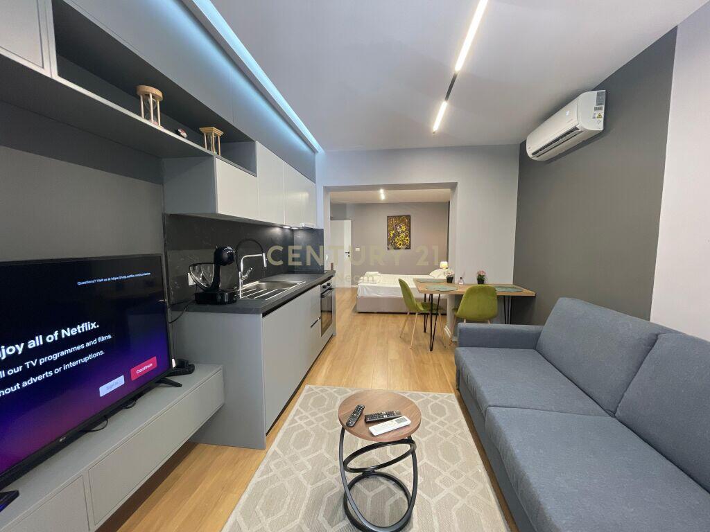 Jepet me qira apartament modern 1+1 – Rruga e Kosovarëve, Tiranë