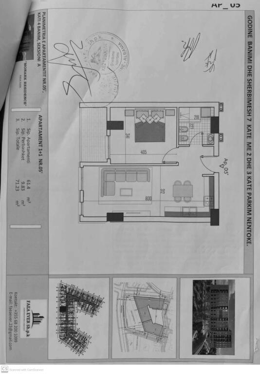 Shitet Apartament 1+1 - 5 Maj