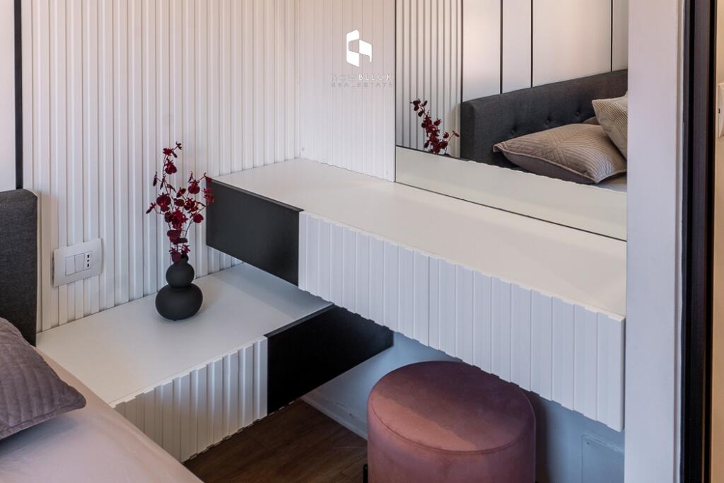 Me Qera apartament 1+1 Ndertim i 2021 - 📍Kompleksi MANGALEM - Ali Dem - Arreduar me Arkitekt || 37,000 ALL/Muaj