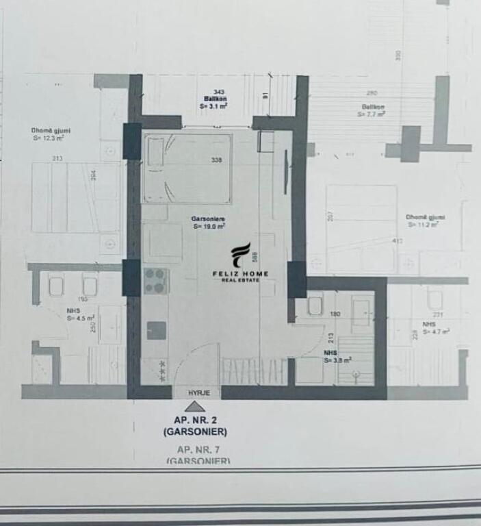 STUDIO APARTMENT FOR SALE 38M2 GOLEM 54,000 EURO