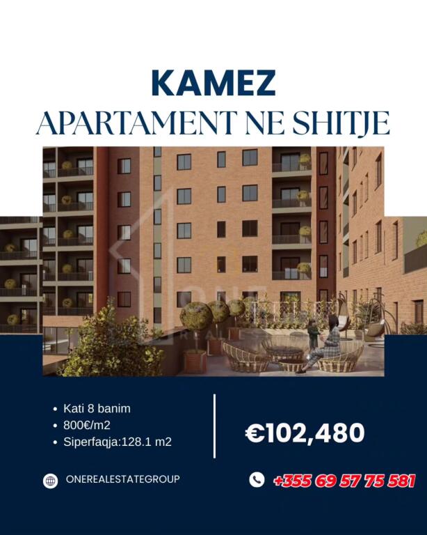 Kamez , 2+1+2wc per shitje / MUNDESI KREDITIMI