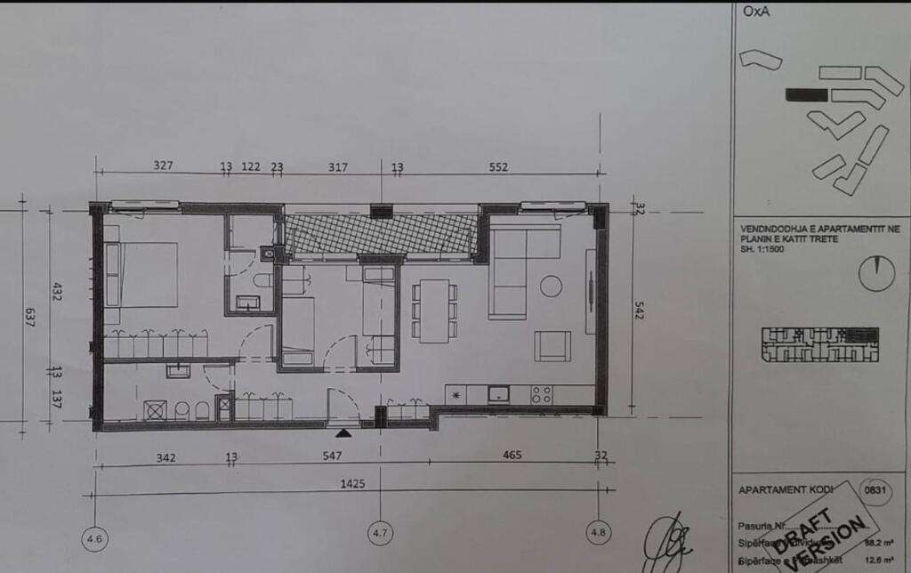 🏠 Shitet Apartament 2+1 – Rezidenca OXA