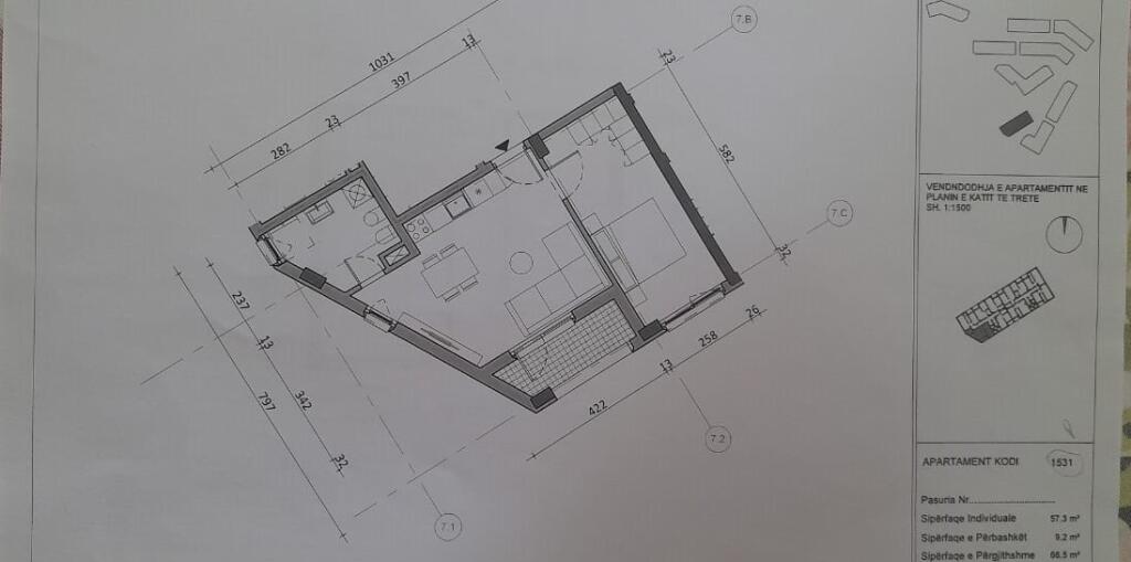 Shitet apartament 1+1 – Rezidenca OXA