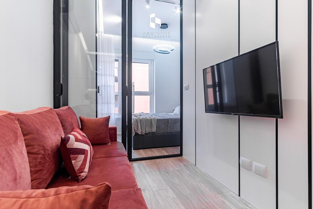 Me Qera apartament 1+1 Ndertim i 2021 - 📍Kompleksi MANGALEM - Ali Dem - Arreduar me Arkitekt || 37,000 ALL/Muaj