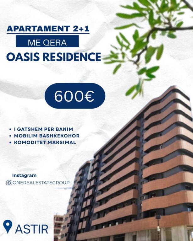Astir , Oasis residenc , 2+1 in affitto