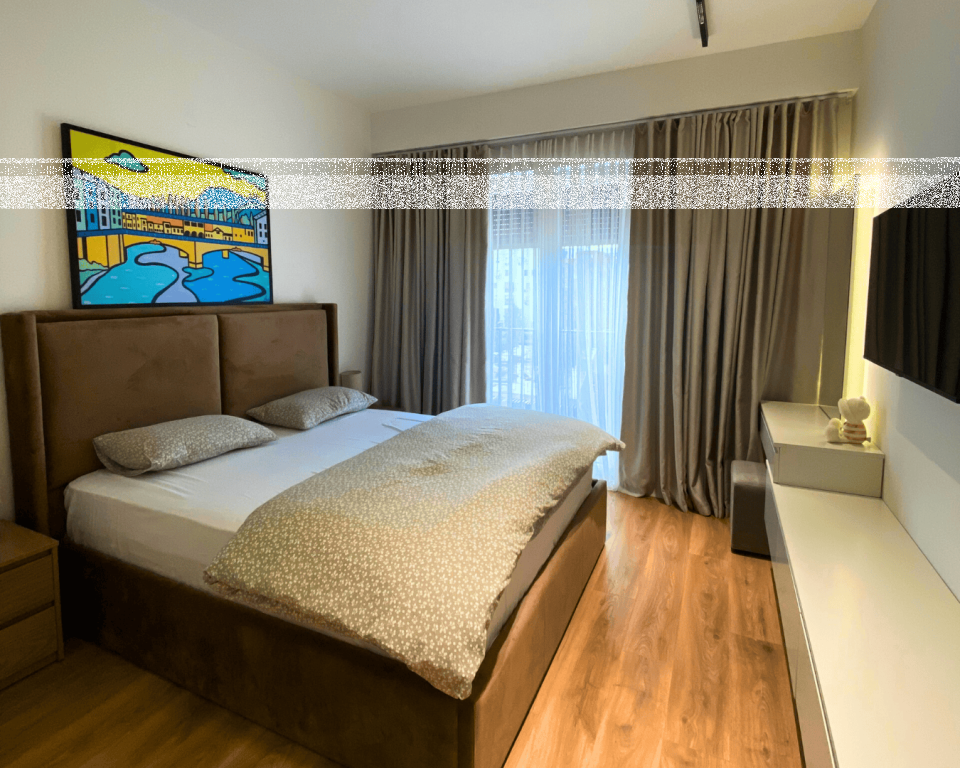 At Jordan Misja, a 2+1 Apartment with Modern Furnishing is for Rent!
