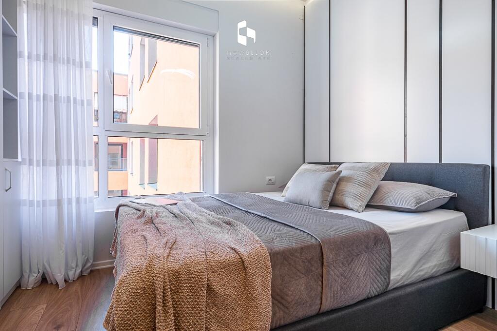 Me Qera apartament 1+1 Ndertim i 2021 - 📍Kompleksi MANGALEM - Ali Dem - Arreduar me Arkitekt || 37,000 ALL/Muaj