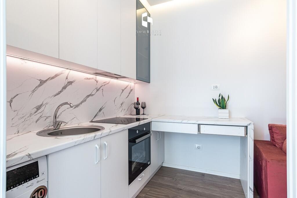 Me Qera apartament 1+1 Ndertim i 2021 - 📍Kompleksi MANGALEM - Ali Dem - Arreduar me Arkitekt || 37,000 ALL/Muaj