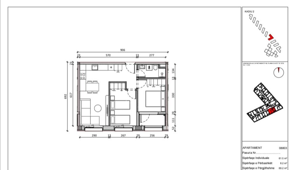 Vendesi in vendita super appartamento 2+1 - Complesso Kadiu