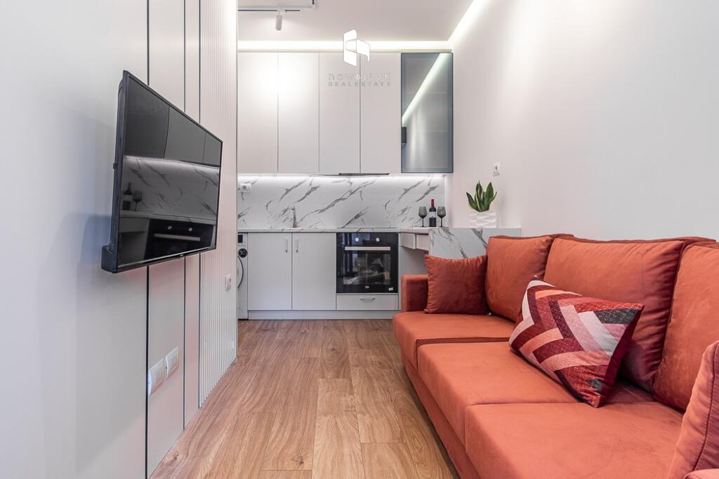 Me Qera apartament 1+1 Ndertim i 2021 - 📍Kompleksi MANGALEM - Ali Dem - Arreduar me Arkitekt || 37,000 ALL/Muaj