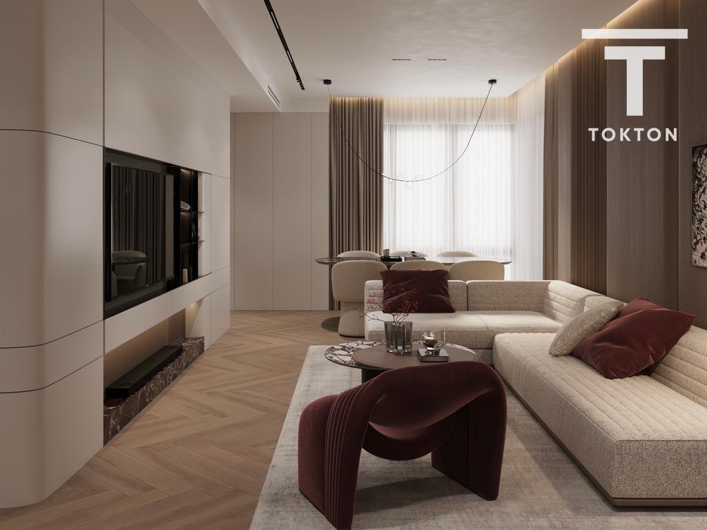 Shitet Apartament 2+1+2 Vendodhja: Green Valley, Liqeni i Thatë