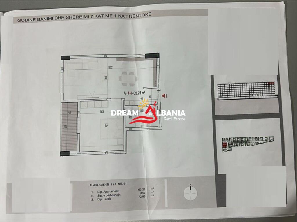 Apartamente 1+1 ne shitje ne fazen perfundimtare te ndertimit ne Paskuqan(ID 4111133)