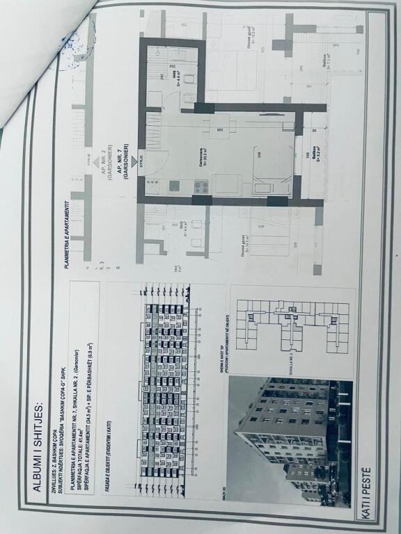 Opportunity, studio apartments for sale in GOLEM, 55,000 euros, in the plastering phase 
