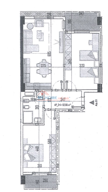 Appartamento 2+1 in Vendita Paskuqan