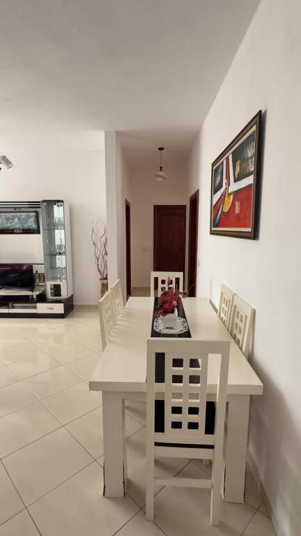 Apartment 3+1+2+2 balconies for rent at the Court, Durres