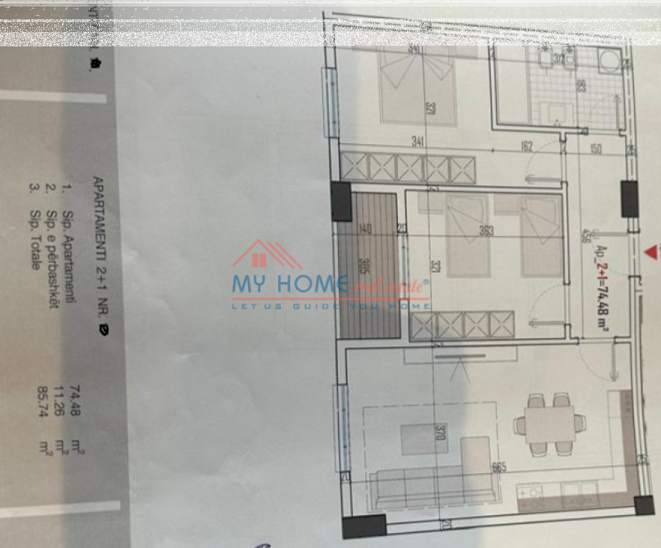 Appartamento 2+1 in Vendita a Paskuqan