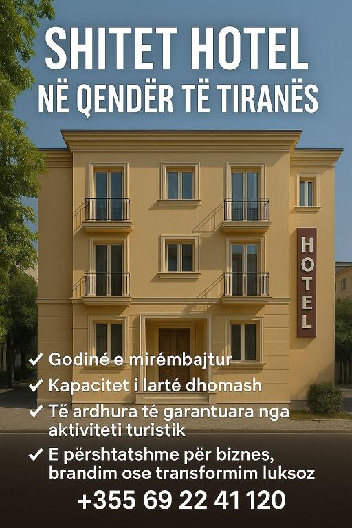 Hotel for Sale in the Center of Tirana