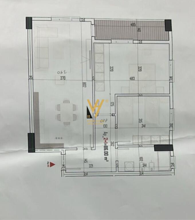 SHITET APARTAMENT 2+1 NE PASKUQAN 109.000 EURO