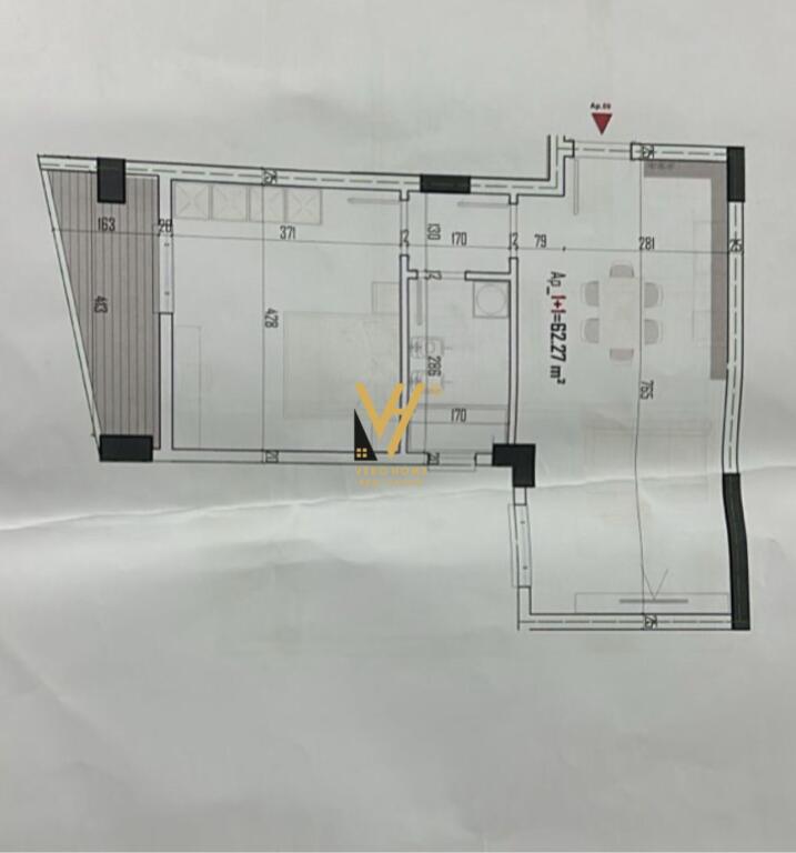 SHITET APARTAMENT 1+1 NE PASKUQAN 82.500 EURO