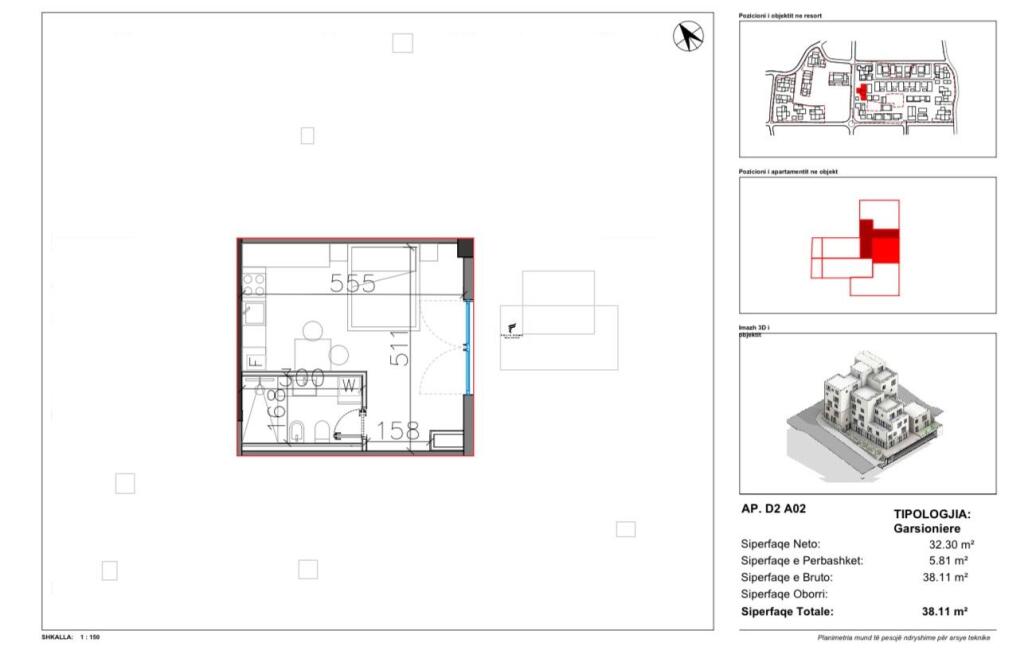 STUDIO APARTMENT FOR SALE 38M2 DRIMADHES 114,300 EURO