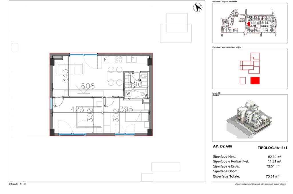 FOR SALE APARTMENT 2+1 DRIMADHES 220,500 EURO