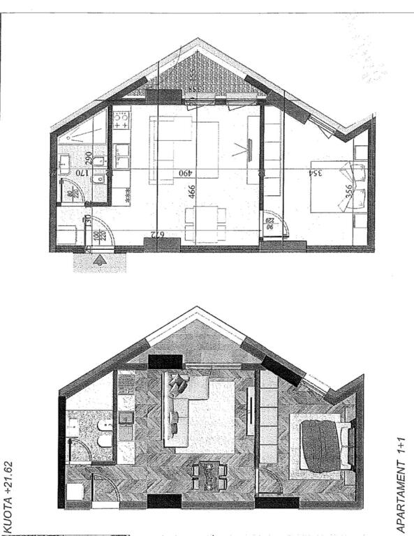 apartament per shitje 1+1
