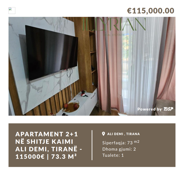 SHITET APARTAMENT TE MANGALEM21 NE ALI DEM