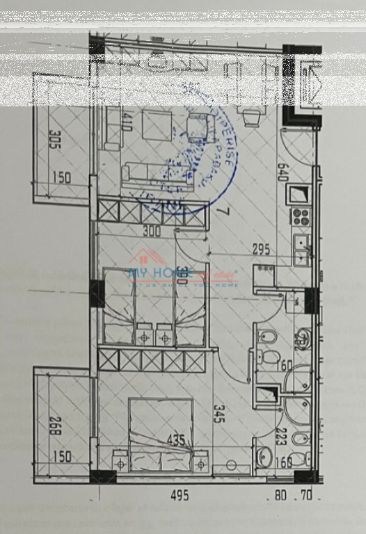 Apartament 2+1 ne Shitje Shkoze Tirane