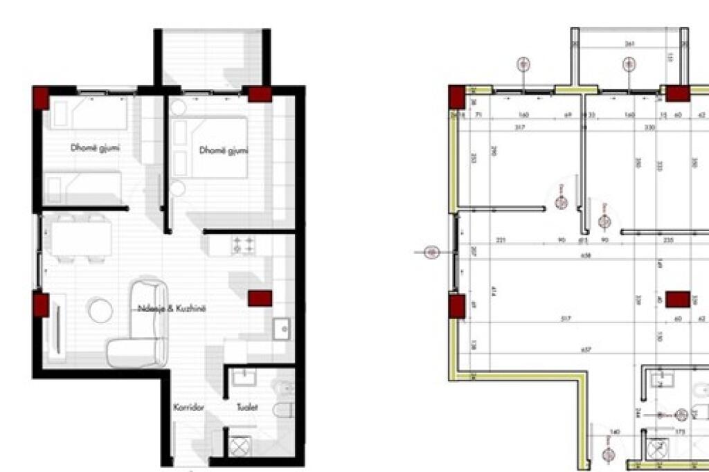 Shitet Apartament 2+1 ne Fresk